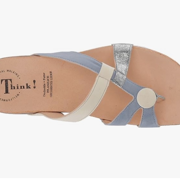 Think! Julia Blue Bohemian Leather Sandals EU 41 - Picture 8 of 8